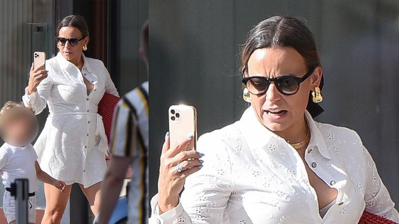 Anna Mucha relaksuje się w drogim hotelu 