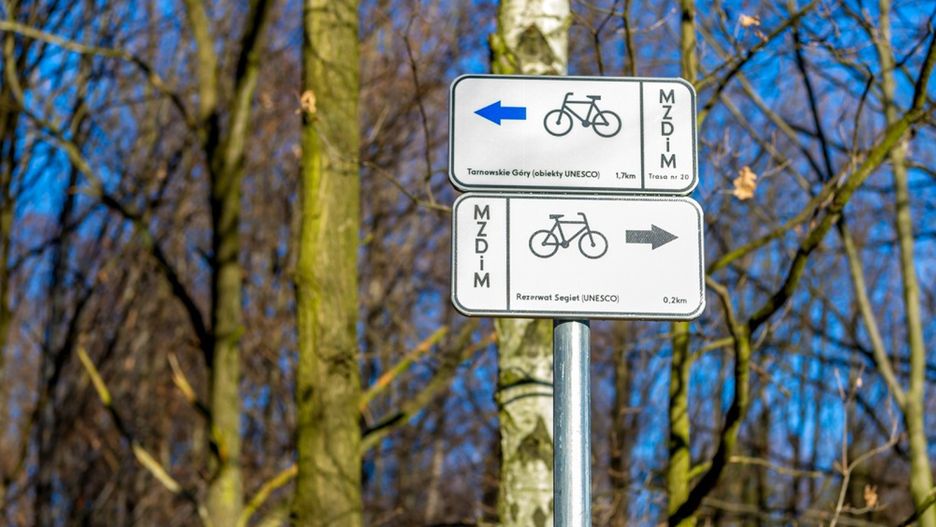 Trasy rowerowe w Bytomiu zyskały nowe oznakowanie.