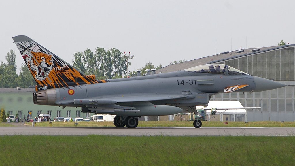 Hiszpańskie siły powietrzne mają 69 myśliwców Eurofighter