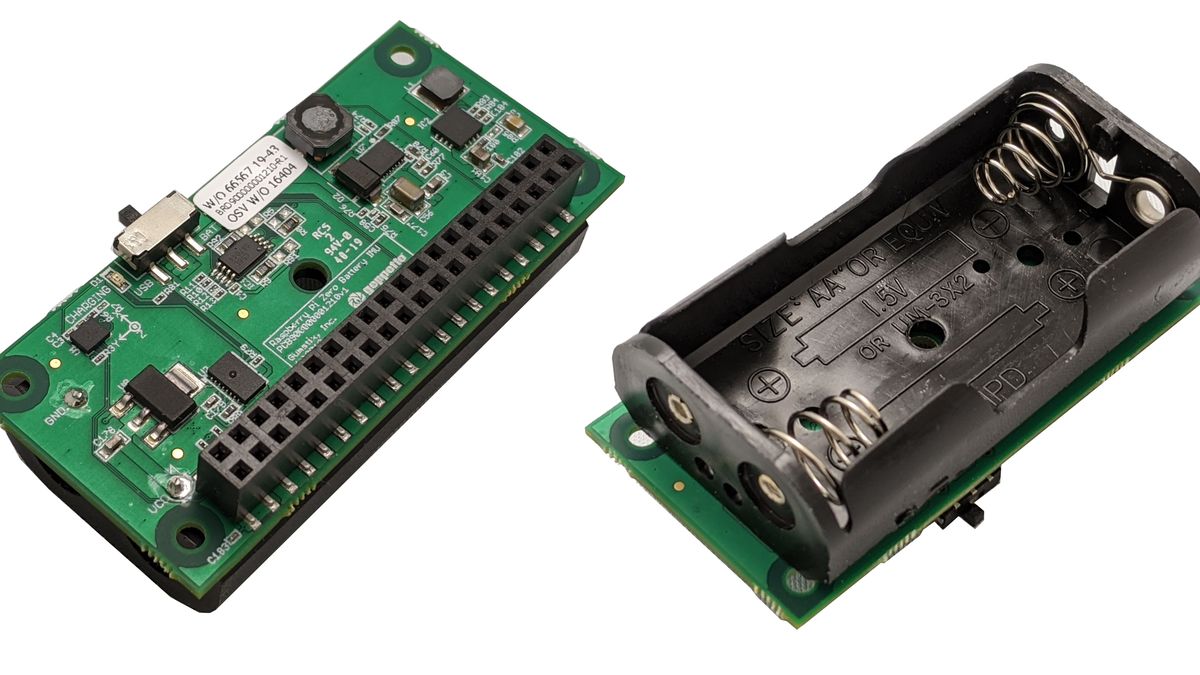 Zrób z Raspberry Pi Zero przenośny sprzęt na baterie paluszki. Gumstrix AA Battery Board 1
