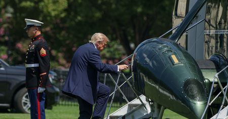 Incydent z udziałem śmigłowca Marine One. Na pokładzie był Trump