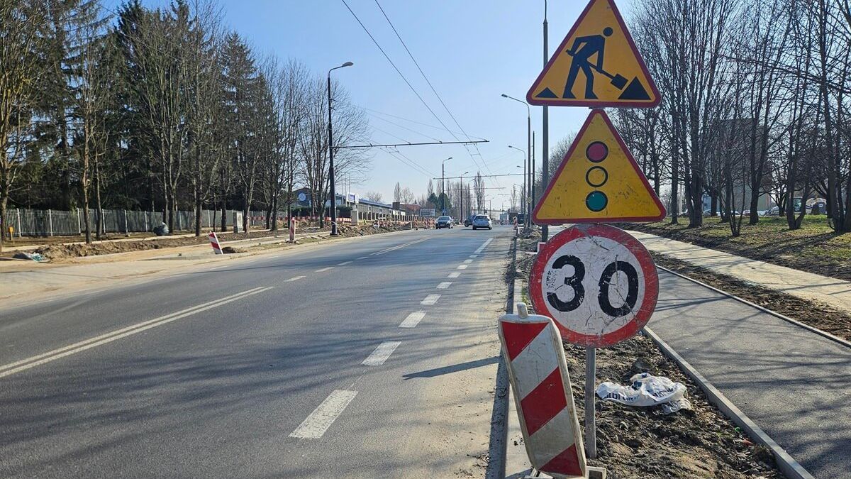 Remont i tymczasowa organizacja ruchu na ul. Diamentowej