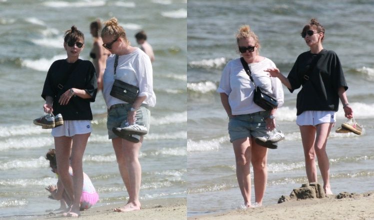 Agnieszka Dygant i Daria Widawska "przyłapane" w Sopocie