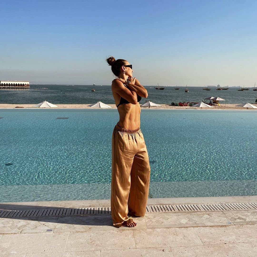 Anna Lewandowska w alladynkach 