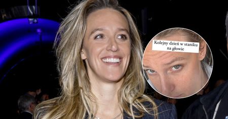 Aleksandra Żebrowska paraduje w biustonoszu na głowie. Pokazała zabawne zdjęcie