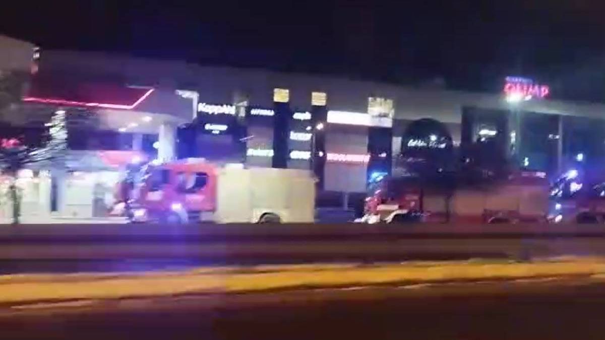 Interwencja straży pożarnej na terenie stacji paliw Orlen przy al. Spółdzielczości Pracy w Lublinie