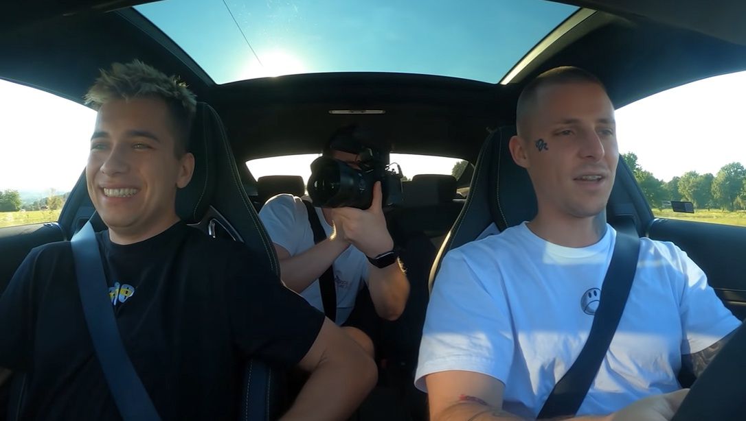 Tromba z Ekipy Friza testuje auto 