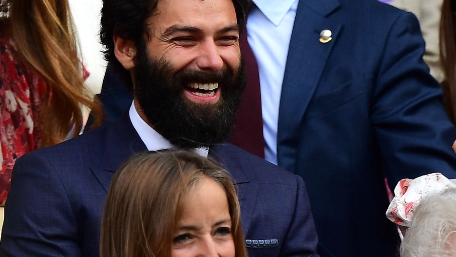 Day Twelve: The Championships - Wimbledon 2019LONDON, ENGLAND - JULY 13: Actor Aidan Turner attends the Royal Box during Day twelve of The Championships - Wimbledon 2019 at All England Lawn Tennis and Croquet Club on July 13, 2019 in London, England. (Photo by Shaun Botterill/Getty Images)Shaun Botterill