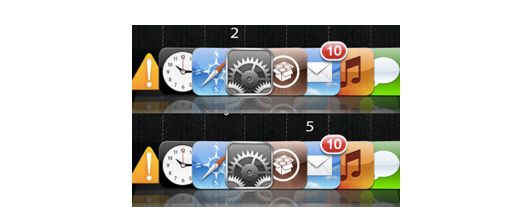 Numerowane ekrany aplikacji i zmiana położenia paska instalacji na iOS-ie