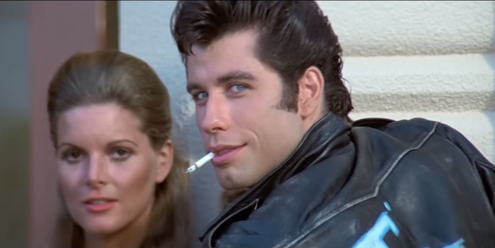 John Travolta w filmie "Grease"