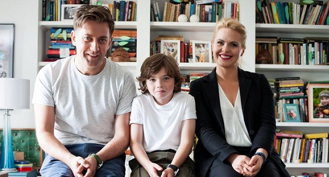 Magdalena Stużyńska-Brauer i Rafał Królikowski w miniserialu „Grześki wracają do szkoły” w Polsacie i WP