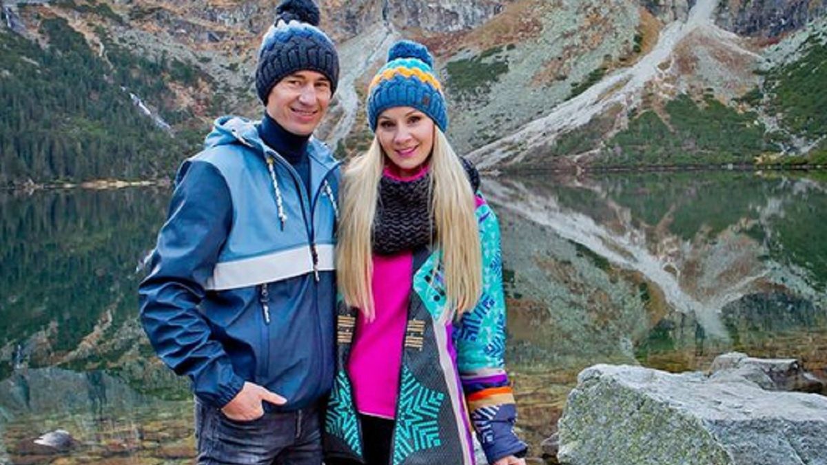 Kamil Stoch z żoną