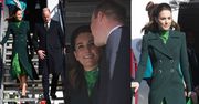 Przebrana za elegancką koniczynkę księżna Kate rozpoczyna z Williamem PIERWSZĄ oficjalną wizytę w Irlandii (ZDJĘCIA)