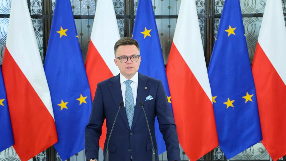 17. posiedzenie Sejmu X kadencji
Fot. Wojciech Olkusnik/East News, Warszawa, 11.09.2024.  17. posiedzenie Sejmu X kadencji. Konferencja prasowa marszalka Sejmu Szymona Holowni.
Wojciech Olkusnik