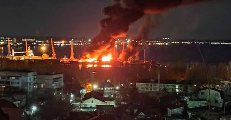 Ukraina zaatakowała na Krymie. "Ropucha" nie miała szans
