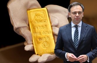 "Bądźmy poważni". Domański odpowiada Glapińskiemu ws. złota i "SAFE 0 proc."