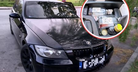 25-latek zasnął za kierownicą BMW. Wynik badania alkomatem szokuje