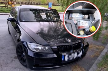 25-latek zasnął za kierownicą BMW. Wynik badania alkomatem szokuje