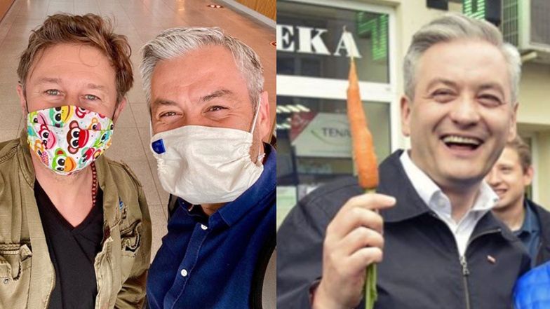 Robert Biedroń i Piasek wpadli na siebie na lotnisku