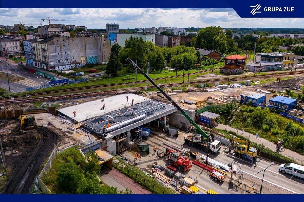 15 listopada zostanie znów zamknięty przejazd pod przebudowywanym wiaduktem nad ul. Piłsudskiego w centrum Sosnowca 