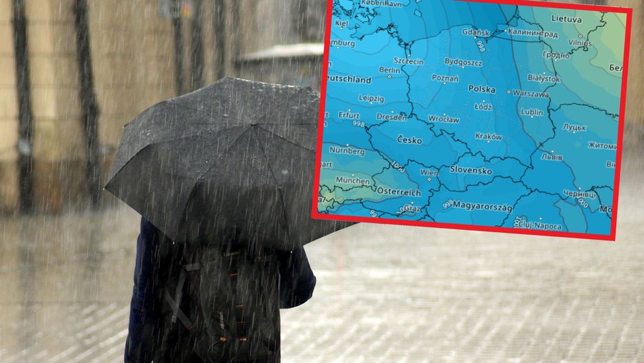 Pogoda długoterminowa. Będzie padać niemal dwa tygodnie