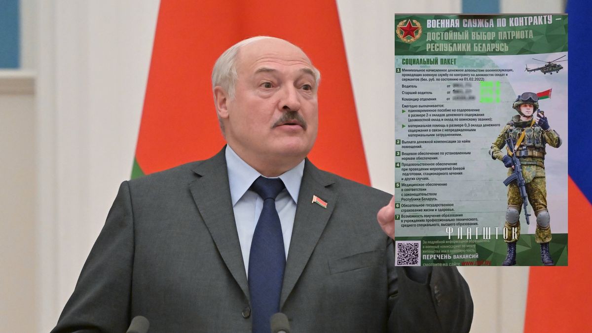 W sieci krążą ulotki namawiające Białorusinów do podpisywania kontraktów z wojskiem