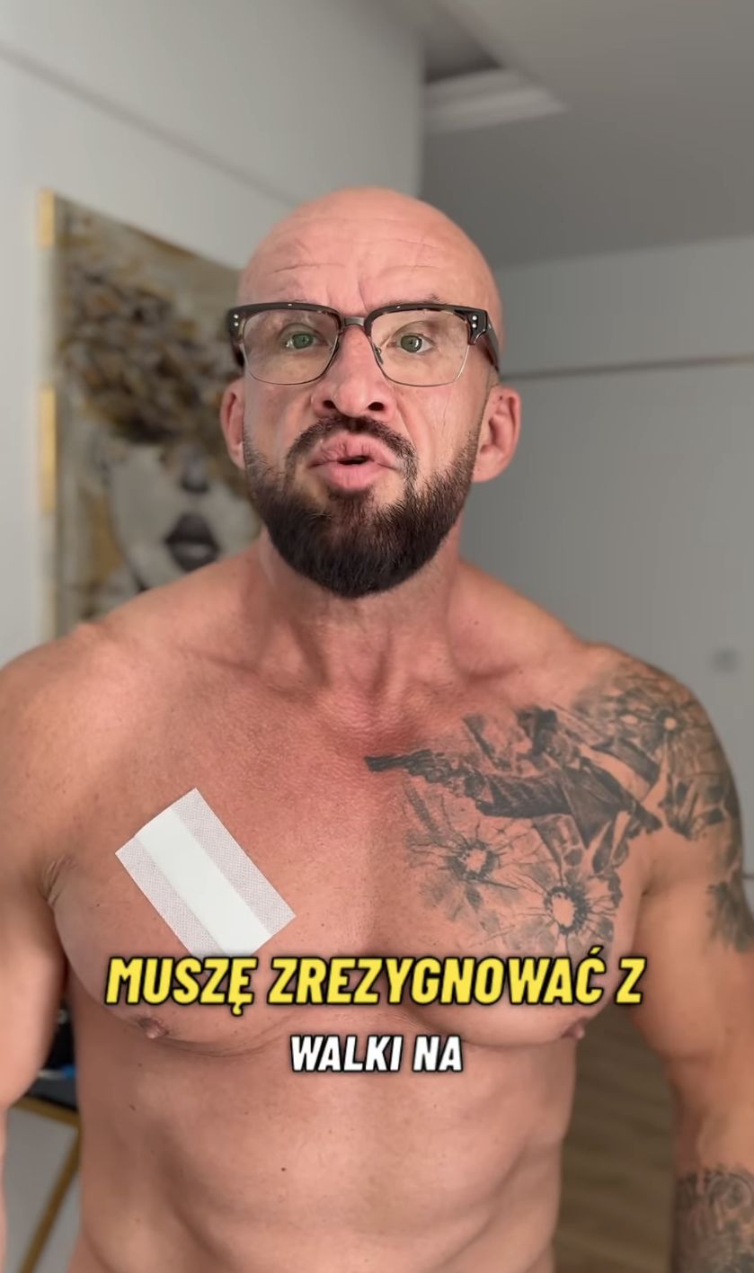 Tomasz Oświeciński rezygnuje z walki na Fame MMA