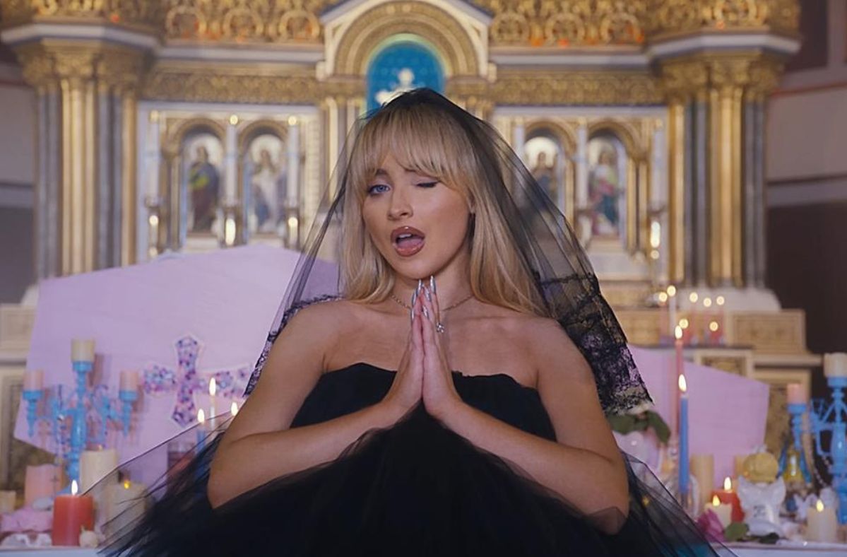 The priest was fired from his job because of Sabrina Carpenter's music video.