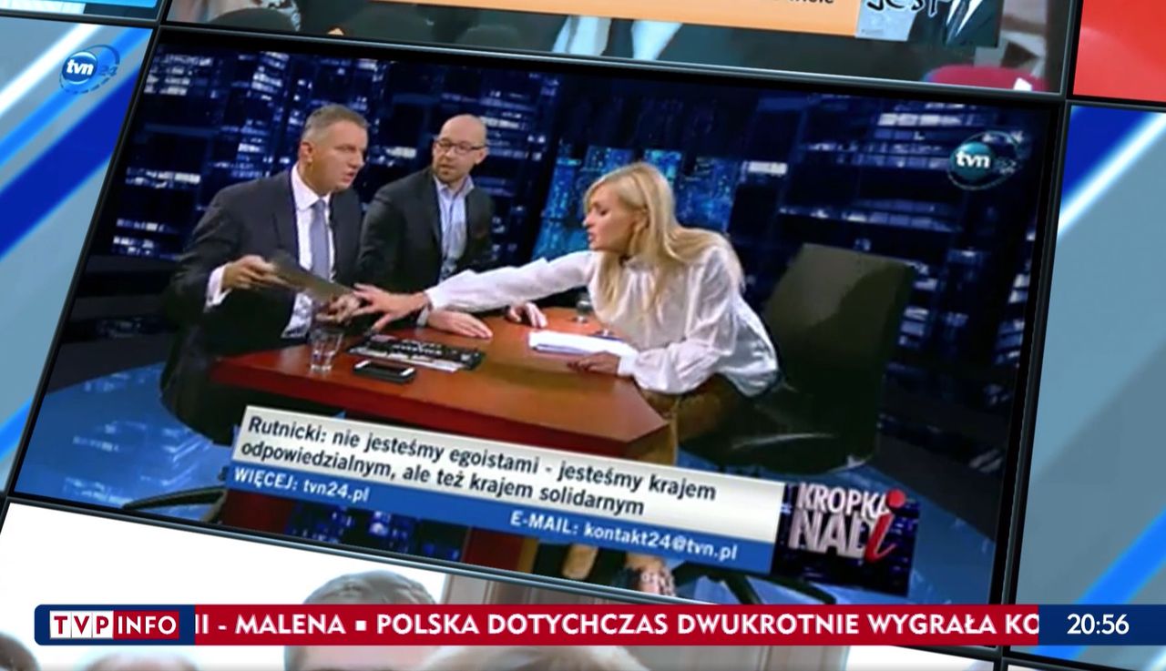TVP chciała ośmieszyć dziennikarzy TVN. Cytując Pudelka i sugerując miłość do Tuska