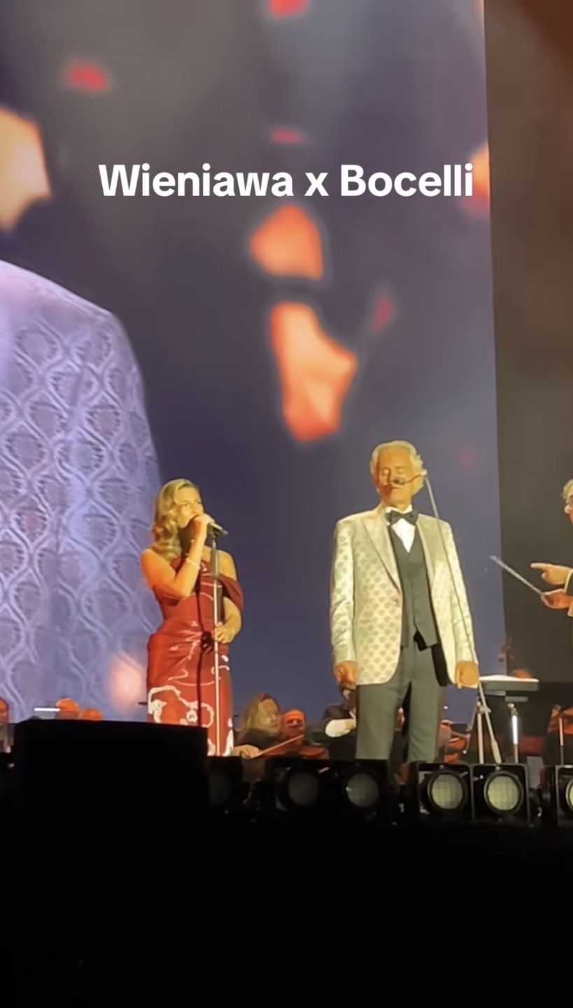 Julia Wieniawa i Andrea Bocelli