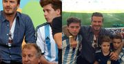 David Beckham z synami kibicował Argentynie! (ZDJĘCIA)