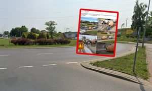 Sceny na rondzie w Olsztynie. "Aż mnie zamurowało"