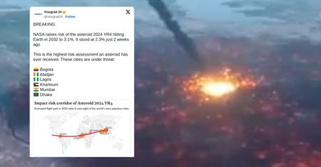 Asteroida może uderzyć w Ziemię. Jest mapa zagrożonych miejsc