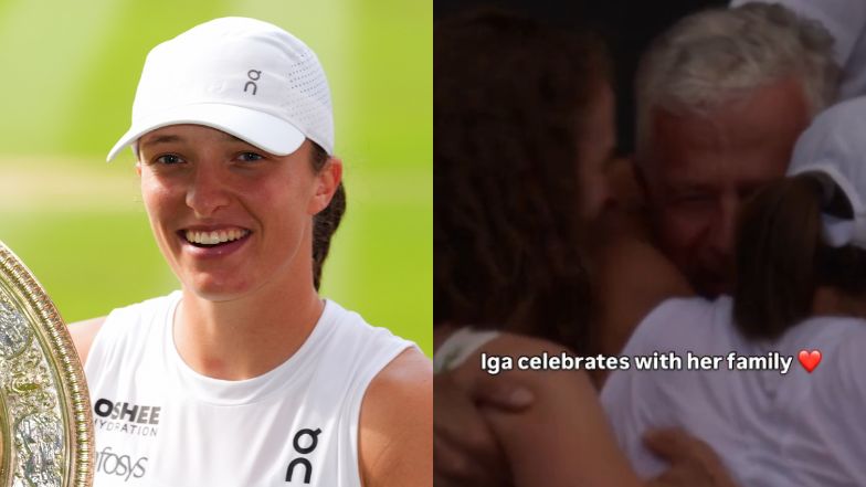 Poruszające chwile na Wimbledonie. Iga pobiegła do rodziny