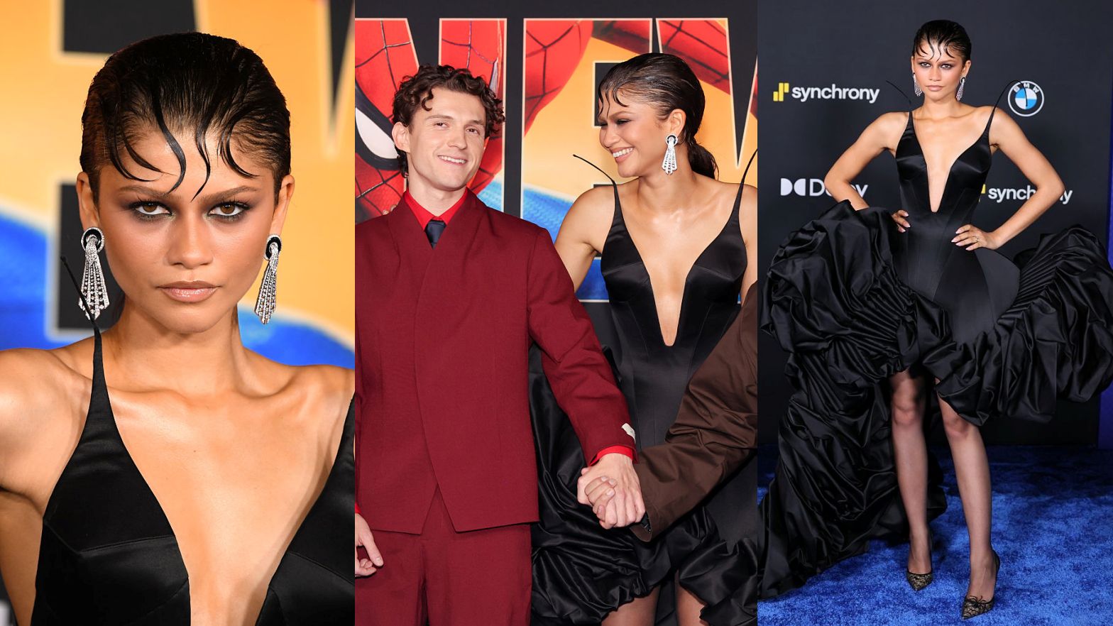 Zendaya i Tom Holland na premierze "Spider-Mana"