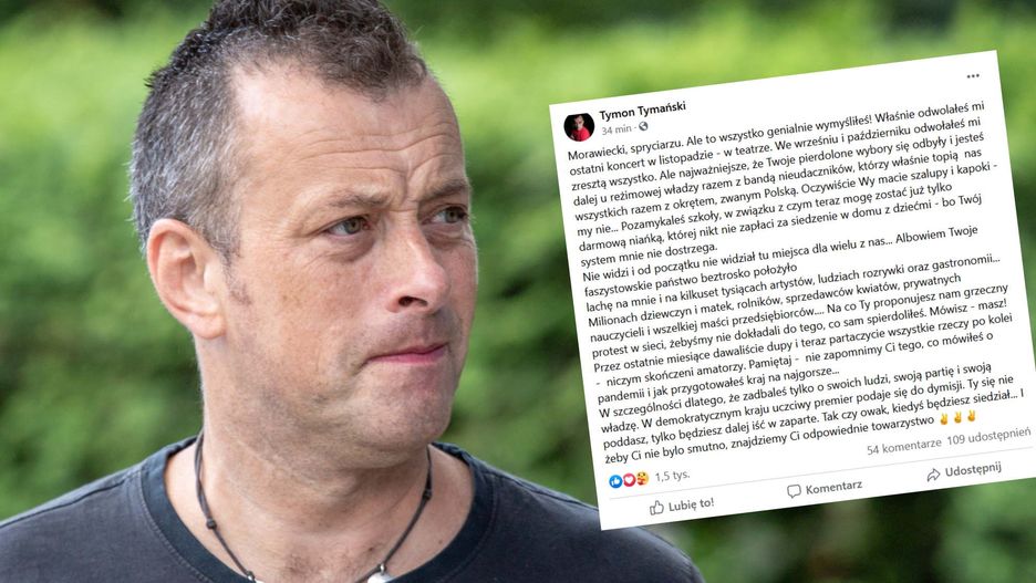 Tymon Tymański nie wytrzymał i rozjechał rząd w swoim wspisie