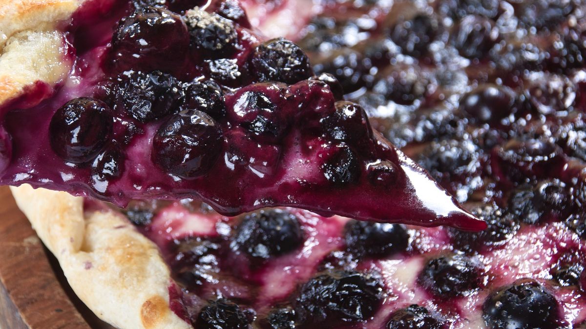 Ciasto borówkowe bez pieczenia