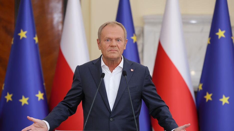 Donald Tusk
Warszawa, 28.08.2024. Premier Donald Tusk podczas konferencji prasowej w KPRM w Warszawie, 28 bm. Rz�d przyj�� projekt ustawy bud�etowej na 2025 r. (mr) PAP/Pawe� Supernak
Pawe� Supernak
Bud�et, Kancelaria Prezesa Rady Ministr�w, konferencja, KPRM, posiedzenie, prasowa, rz�d, rz�du, prezes rady ministr�w, szef rz�du