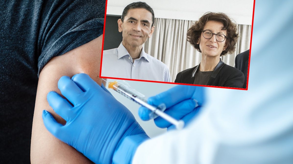 Ugur Sahin (z lewej) i Ozlem Tureci (z prawej) zarządzają dziś niemiecką firmą BioNTech, która we współpracy z amerykańskim Pfizerem opracowała pierwszą potencjalnie skuteczną szczepionkę na koronawirusa