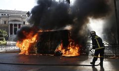 Duże protesty w Grecji. Na ulicach tysiące ludzi