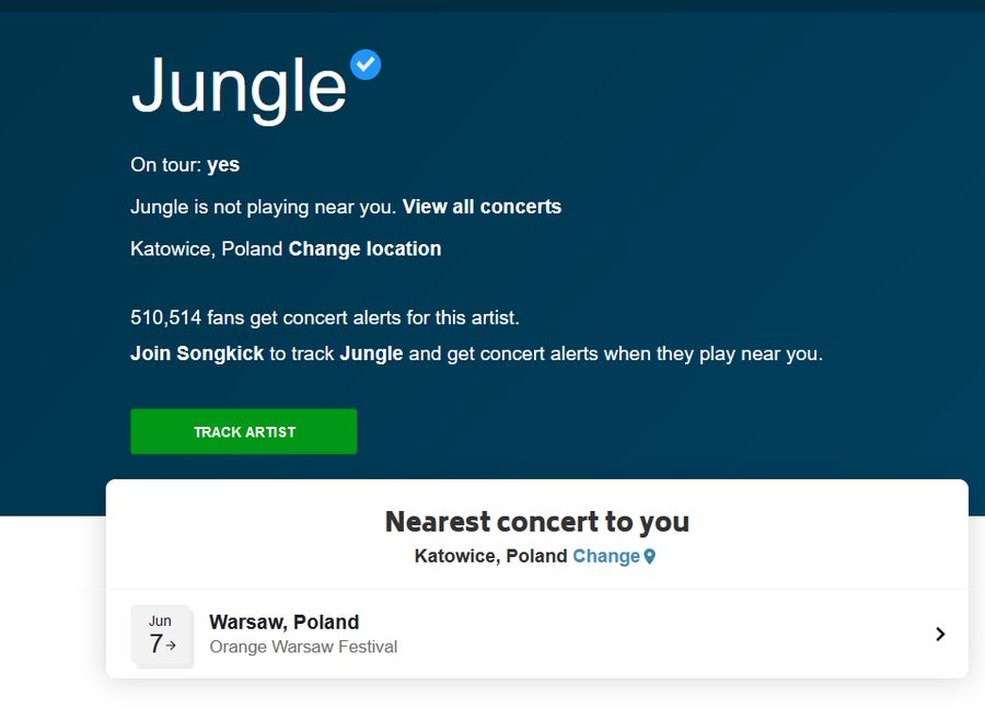 Jungle ogłasza swój koncert na Orange Warsaw Festival