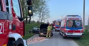 Wypadek drogowy w miejscowości Żuków