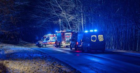 Tragiczny wypadek. 40-latek uderzył w drzewo i dachował