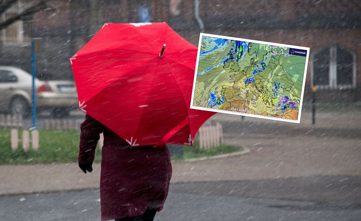 Możliwe opady deszczu w zachodniej Polsce już w czwartek rano