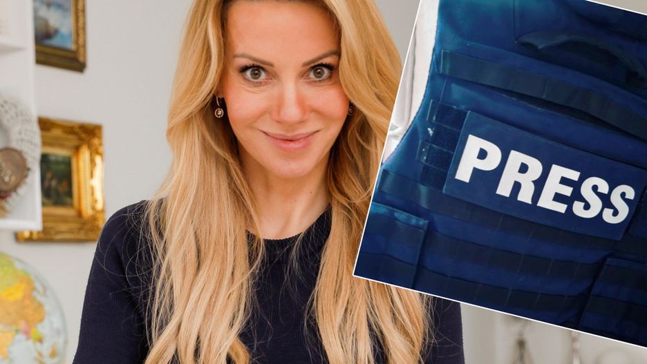 Małgorzata Opczowska boi się o męża. Od ponad miesiąca jest w Ukrainie. Relacjonuje wszystko, co dzieje się na wojnie