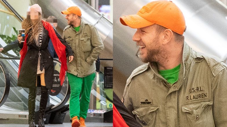 Antek Królikowski z ukochaną w kinie