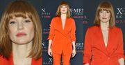 Jessica Chastain chwali się nową fryzurą na promocji "X-Menów"