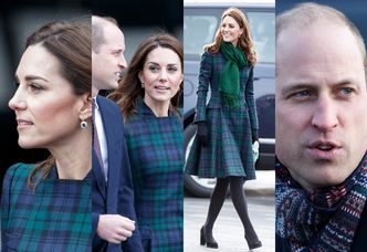 "Szkocka" Kate i uśmiechnięty William marzną podczas oficjalnej wizyty w Dundee (ZDJĘCIA)