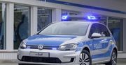 Policyjny Volkswagen Golf na baterie