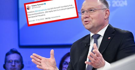 "Nieprawdopodobne". Tomczyk uderza w Andrzeja Dudę